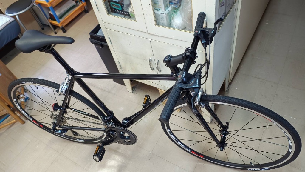 F700 【クロモリフラットバーロードバイク】Made in japan