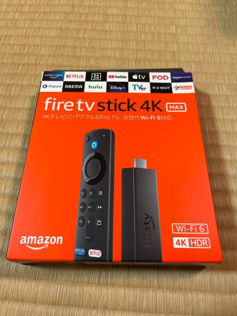 Fire TV Stick 4K Max Alexa対応音声認識リモコン(第3世代)付属 ファイヤースティックtv ...