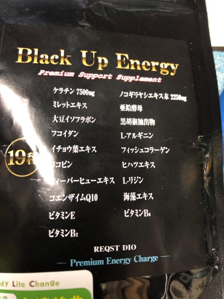 Black Up Energy サプリメント 90粒 育毛 スカルプケア