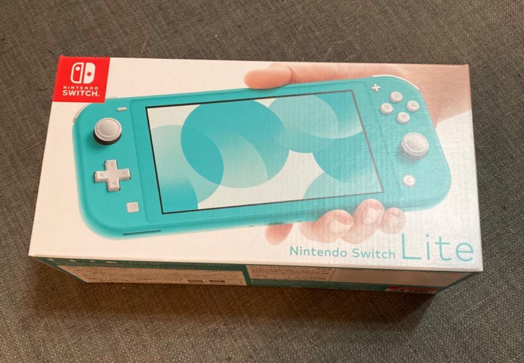 朝8時までの限定値下げ中！NintendoSwitchLight ターコイズ-