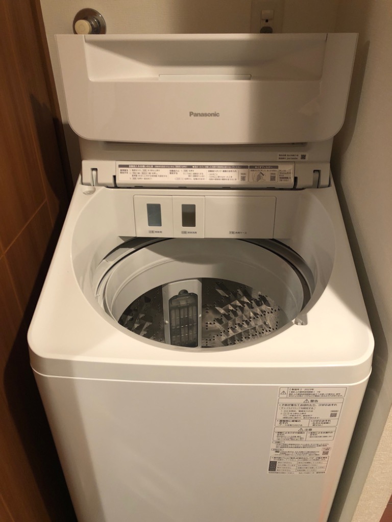 Panasonic インバーター全自動洗濯機 NA-FA8K1-W （ホワイト） 洗濯機 