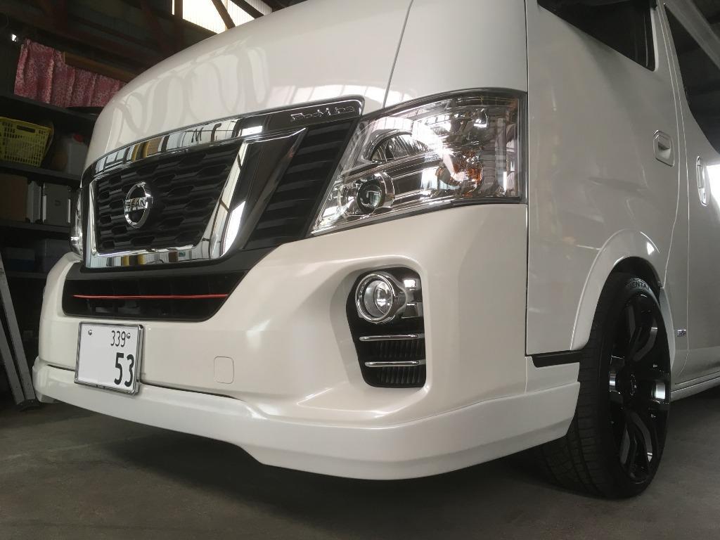 NV350 キャラバン E26 後期 メッキ フォグカバー フォグランプ