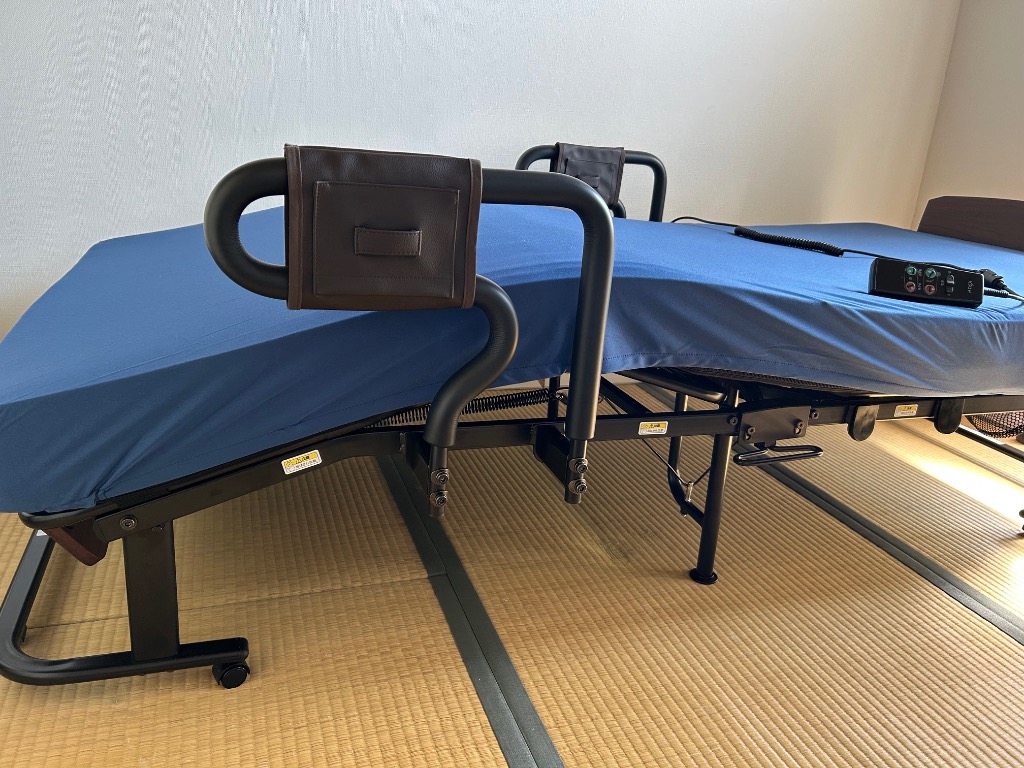 日本製 折りたたみベッド シングル くつろぐベッド 収納式 AX-BE839