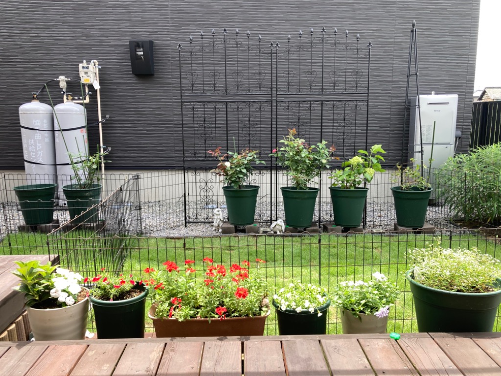 IBフェンス(ローズワイド)ハイタイプ 2枚セット アイアンフェンスdiy