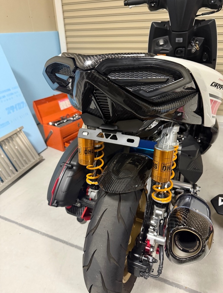 シグナスグリファス　APEXXフェンダーレスキット　ナンバー灯付属 SKUNY 6型シグナス グリファス CYGNUS GRYPHUS フェンダーレス