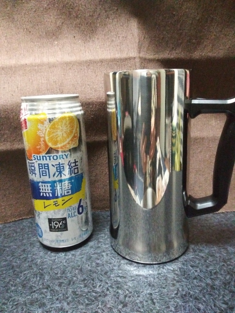 Sinqs ビールジョッキ 800ml 保冷 真空断熱 ステンレス