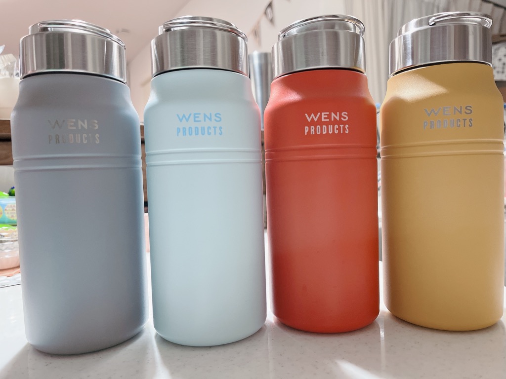 WENS 水筒 500ml 530ml 保冷 保温 ハンドル付き スクリュー WENS 水筒 500ml 530ml 保冷 保温 ハンドル付き スクリュー
