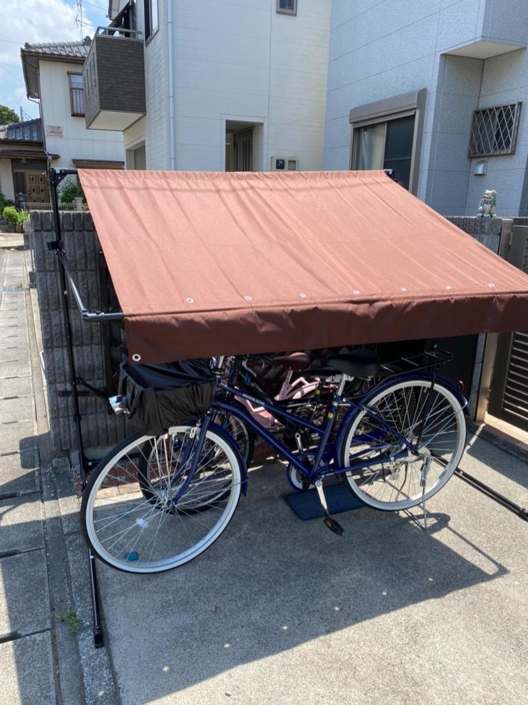 サイクルハウス 自転車置き場 1台 2台 3台 サイクルガレージ おしゃれ 屋根 diy 折りたたみ サイクルポート 物置 収納 庭 雨よけ 駐輪場  :cyclegarage-3size:attention - 通販 - Yahoo!ショッピング