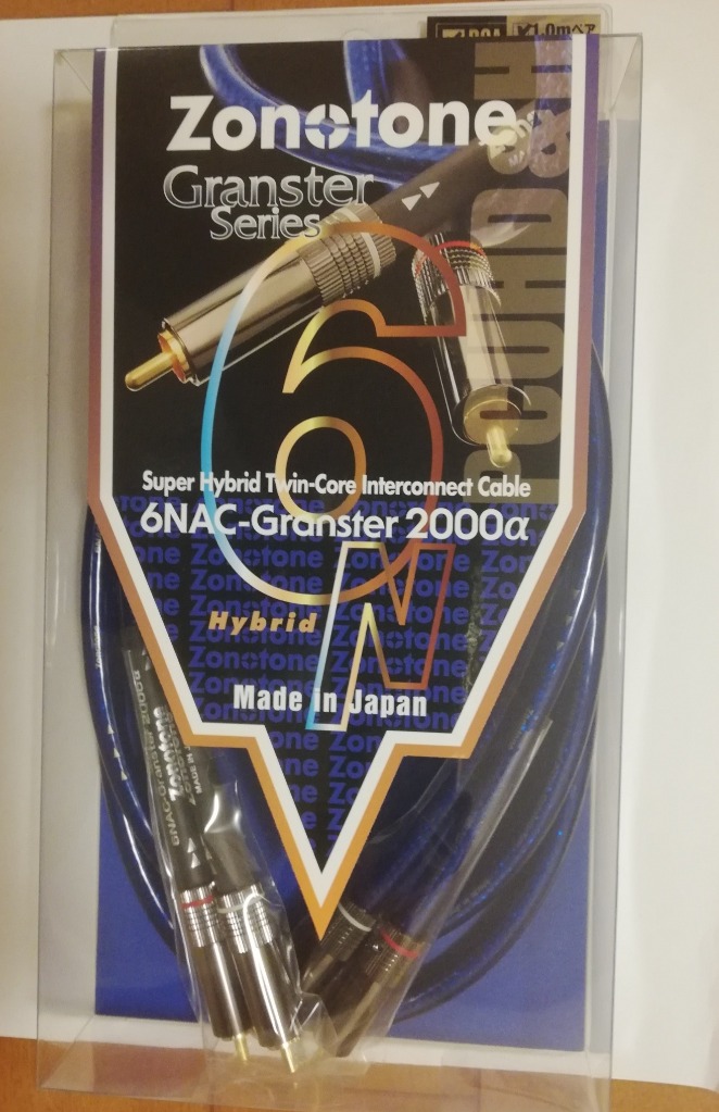 Zonotone 6NAC-Granster 2000α RCAケーブル ☆Zonotone 端子付きラインケーブル 6NAC-Granster2000α RCA(1.5