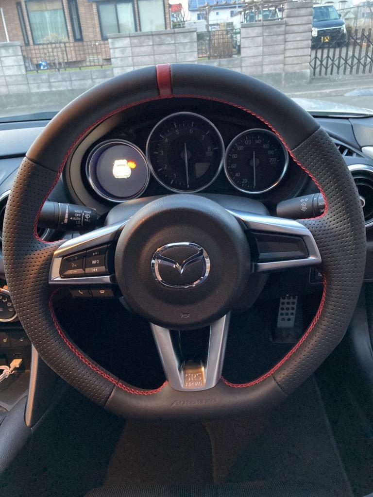 オートエクゼ AutoExe スポーツステアリングホイール レッド