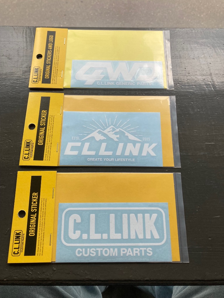 C.L.LINK（シーエルリンク） オリジナルステッカー マウンテンロゴ