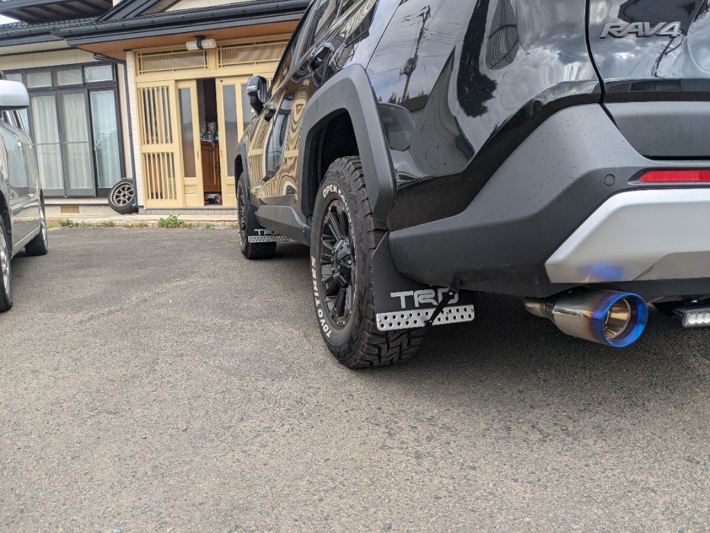 TRD マッドフラップ ブラック RAV4 MXAA52 MXAA54 AXAH52 AXAH54