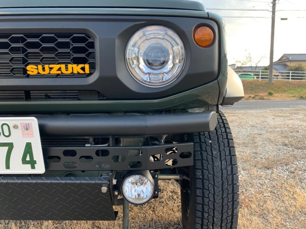 ストレート ＆ デザインプレート バンパー スキッドプレート 付き ジムニー JB64 JB74 新型ジムニー オートルビーズ jimny  :dezainpuretojb74:オートルビーズYahoo!店 - 通販 - Yahoo!ショッピング