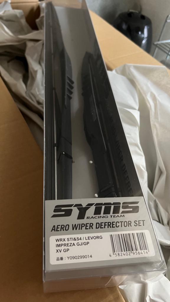 SYMS シムス エアロワイパーデフレクター Y090299014 スバル WRX
