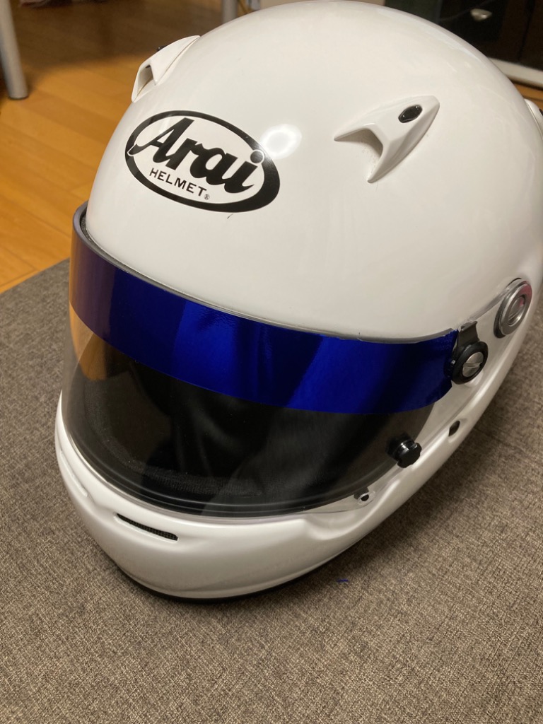 ヘルメット用バイザーステッカー シールドステッカー Arai アライ GPシリーズ対応 バイク用 自動車用 シールド 上部に貼るステッカー シール