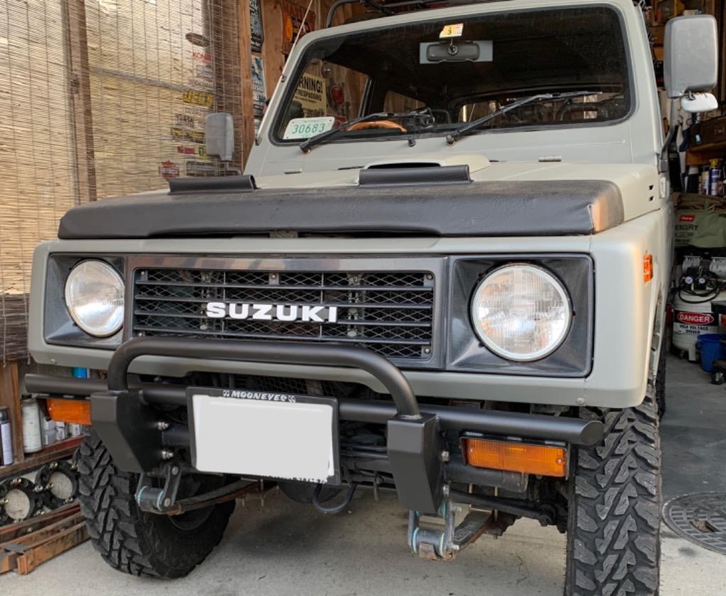 スタイリッシュシンプル ジムニー 42Φ フロント バンパーガード しし 