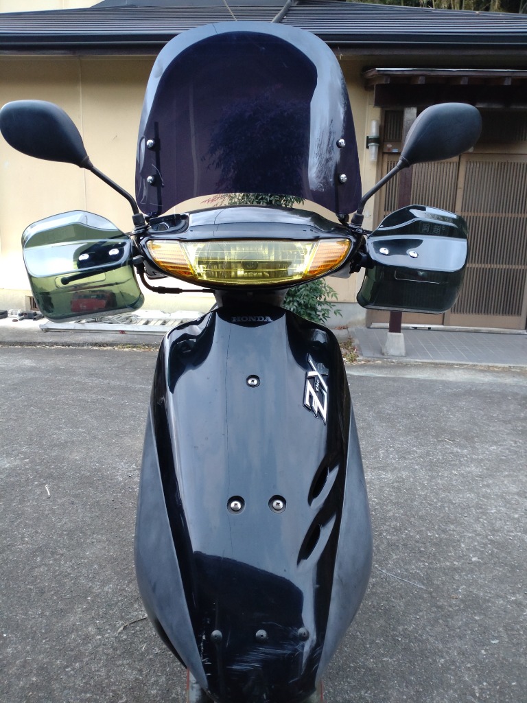 バイク スクリーン 風防 ショート スモーク 取付簡単 原付