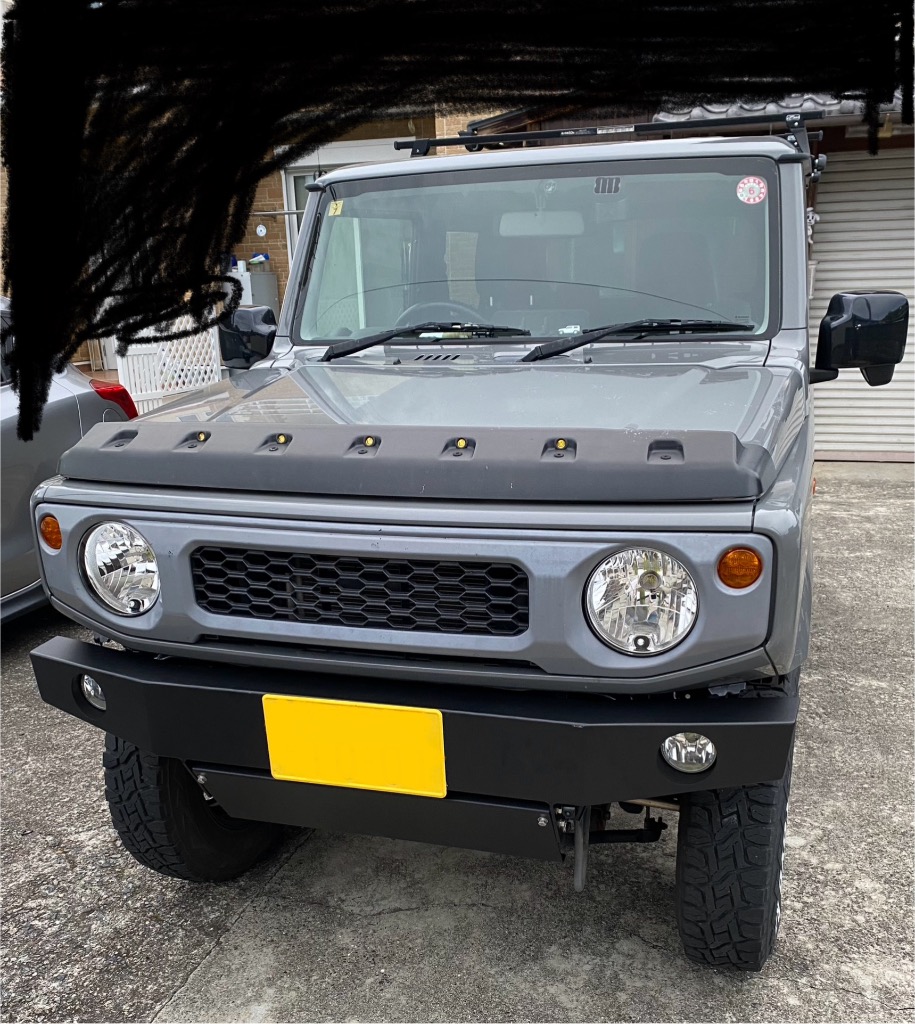 JB64 JB74 ジムニー スチール フロント バンパー スキッド 付き SUZUKI JIMNY