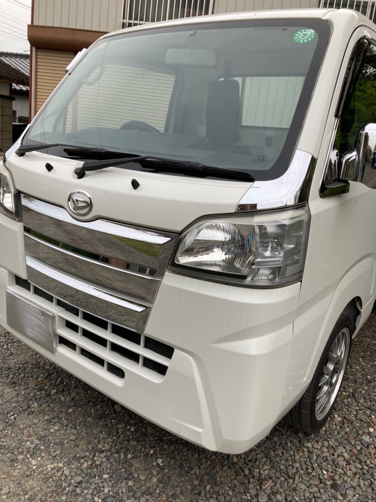 【新品未使用】ハイゼットS500系フロントグリルカバー 前期 チップ塗装品 RAPTOR塗装 ハイゼット トラック S500系 前期 フロント