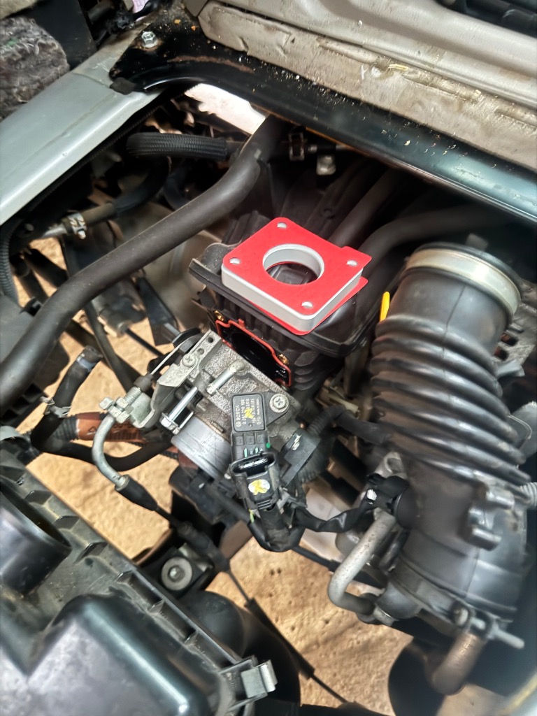DA64V DA62V エブリイ バン K6A スロットル スペーサー セット DA64V DA62V エブリイ バン K6A スロットル スペーサー セット