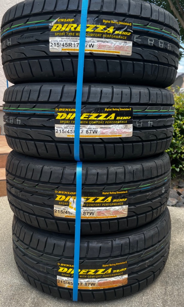 DUNLOP 4本セット 215/45R17 タイヤ サマータイヤ ダンロップ