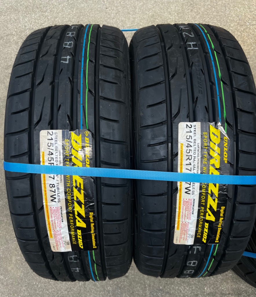 DUNLOP 4本セット 215/45R17 タイヤ サマータイヤ ダンロップ