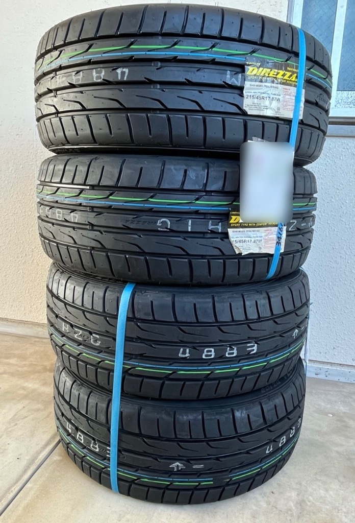 送料込☆ ダンロップ タイヤ 215/45R17日本製☆４本セット DUNLOP 4本セット 215/45R17 タイヤ サマータイヤ ダンロップ