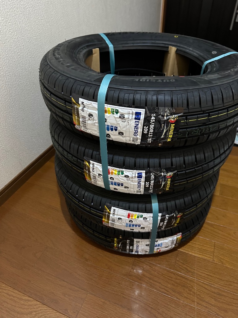MINERVA（ミネルバ） 4本セット 145/80R13 タイヤ サマータイヤ 209