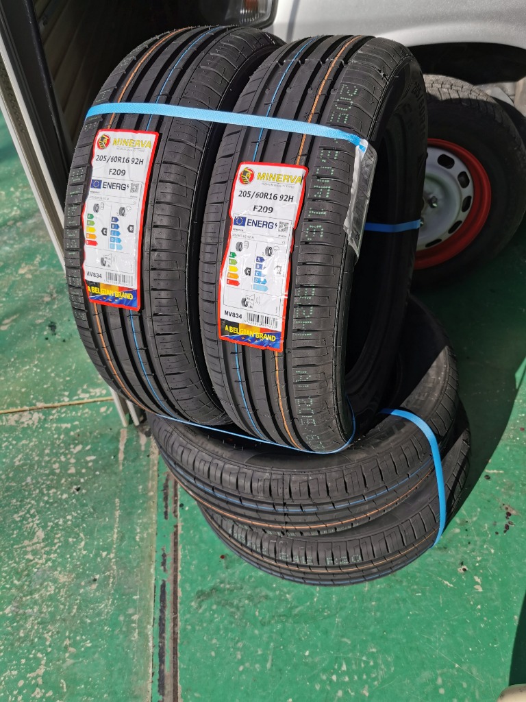 4本セット 205/60R16 タイヤ サマータイヤ MINERVA F209 : mn00210-4 