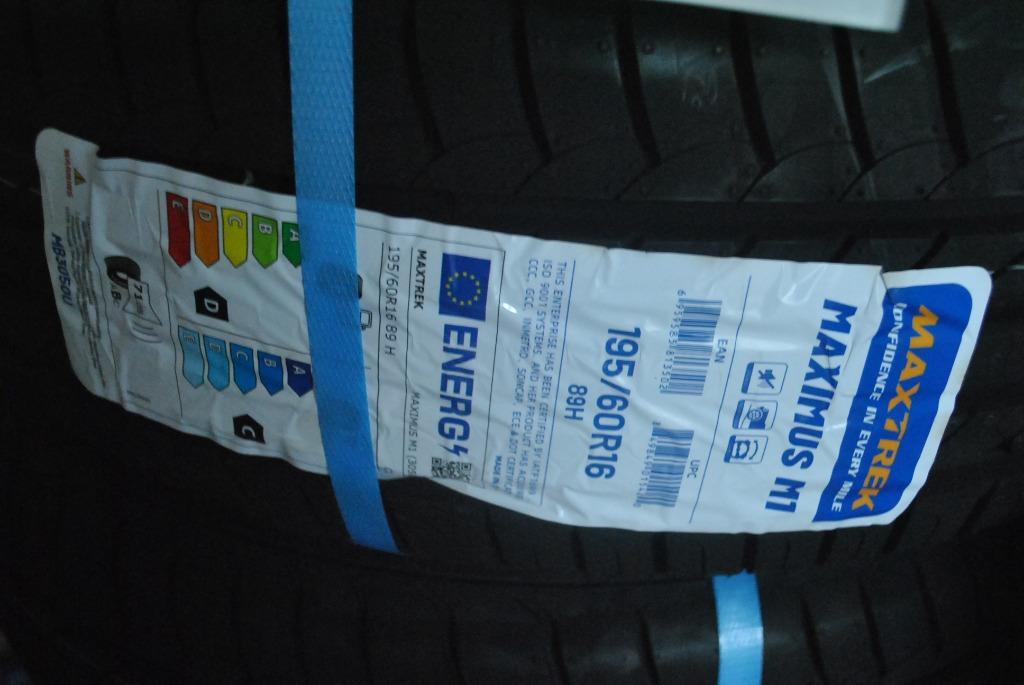MAXTREK（マックストレック） 4本セット 195/60R16 タイヤ サマー