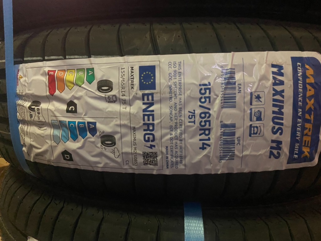 MAXTREK MAXIMUS M2 155/65R14 夏タイヤ　24年製 MAXTREK 155/65R14 タイヤ サマータイヤ マックストレック