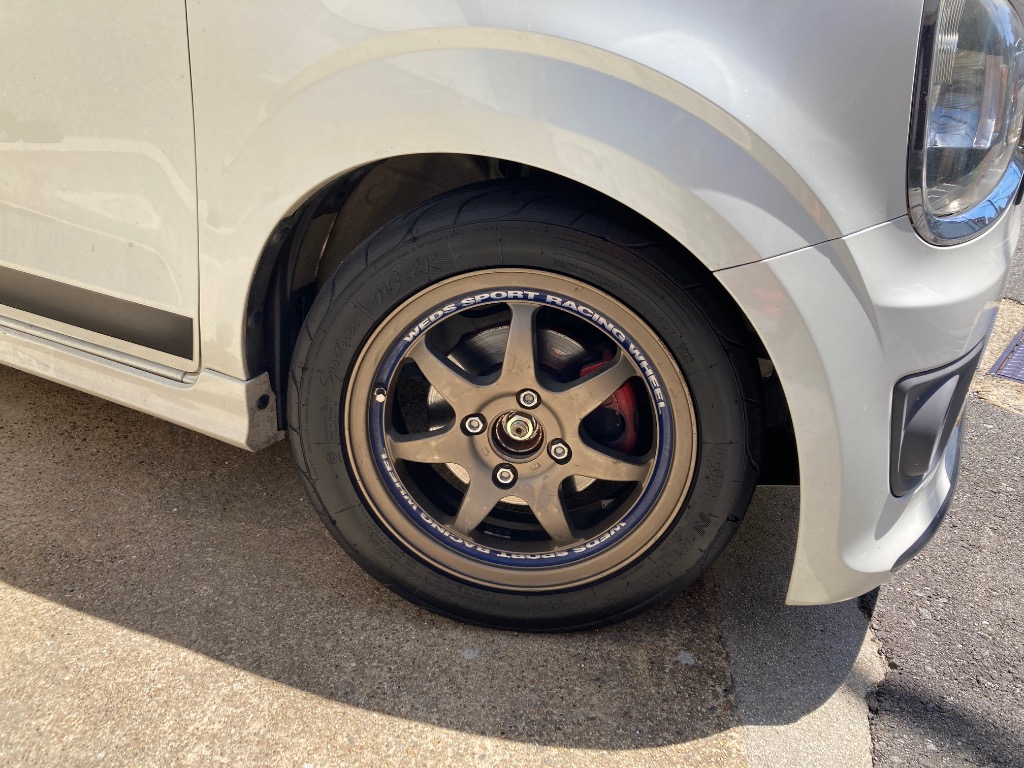 165/55R14　アルミホイールNS2R着き4本※1本難あり NANKANG NS-2R 165/55R14 72V(TREAD120) - オートウェイ