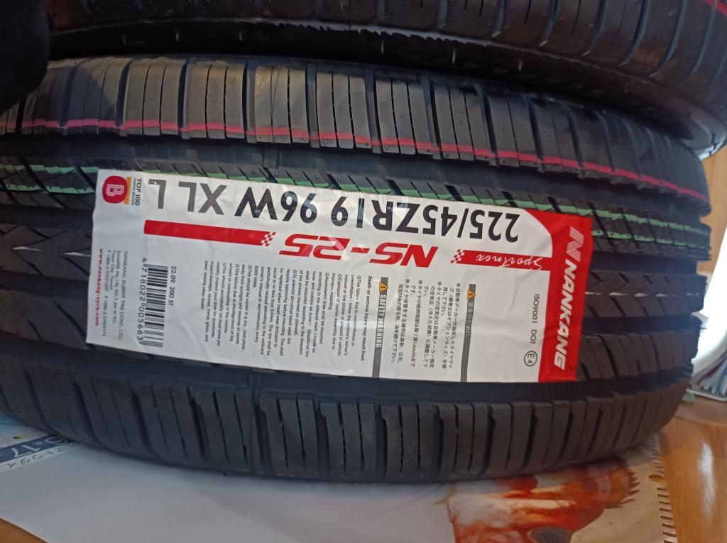 4本セット 225/45R19 タイヤ サマータイヤ NANKANG ナンカン NS-25 : nk01406-4 : AUTOWAY(オートウェイ)  - 通販 - Yahoo!ショッピング