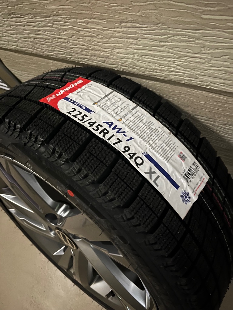 NANKANG（ナンカン） 4本セット 225/45R17 スタッドレスタイヤ AW-1