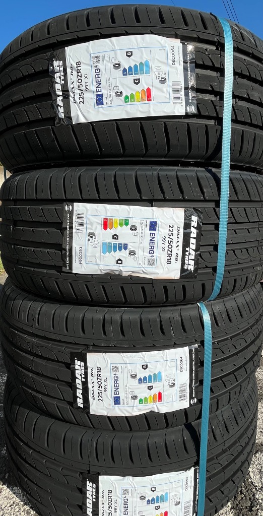 RADAR 4本セット 225/50R18 タイヤ サマータイヤ Radar レーダー
