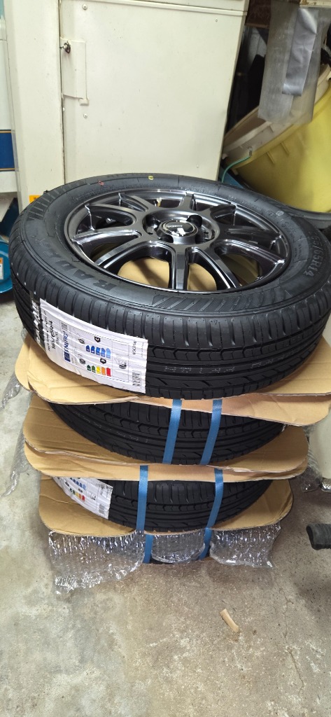 まゆぽん　3点セット 165/65R14 ホイールが選べる サマータイヤホイールセット 送料