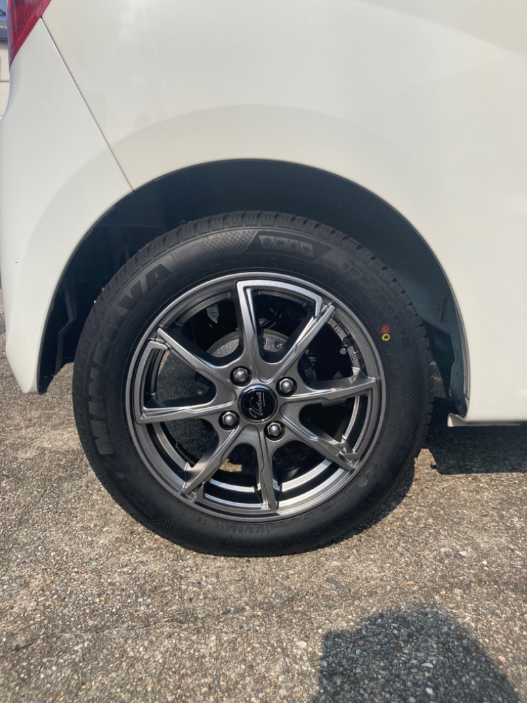 MINERVA 155/65R14 オールシーズンタイヤ ホイールセット ALL