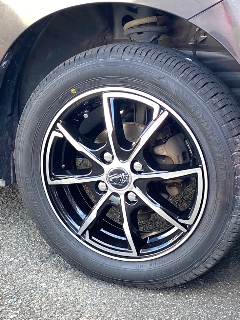 グッドイヤー 155/65R14 サマータイヤ ホイールセット GOODYEAR
