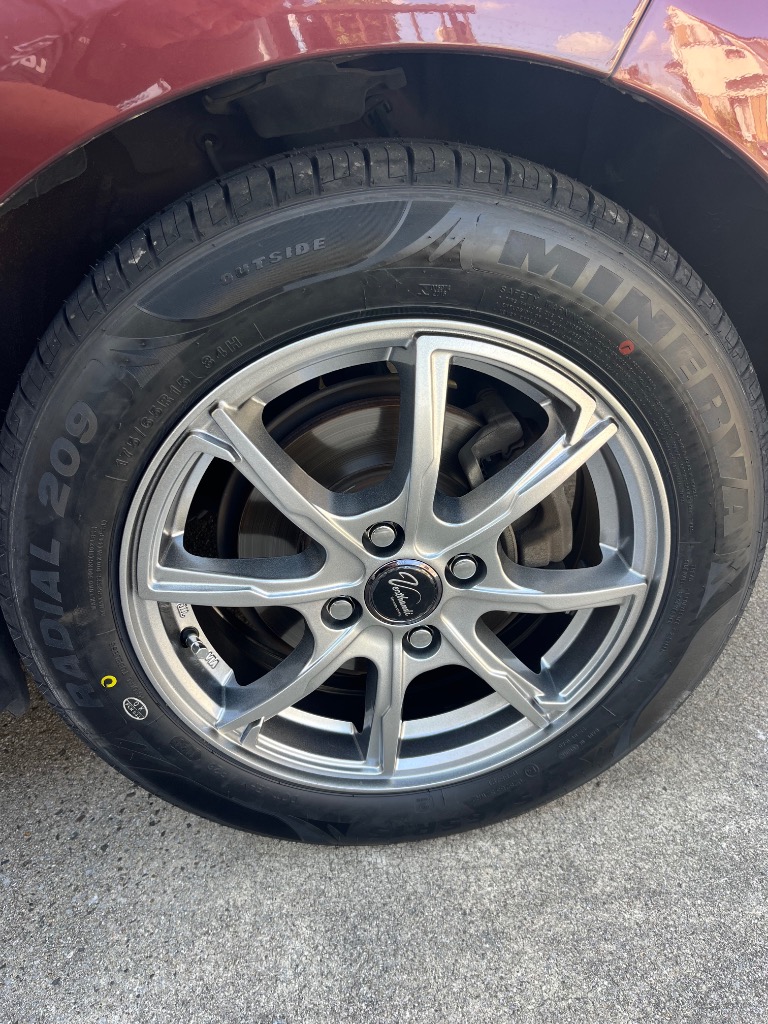 MINERVA 175/65R15 サマータイヤ ホイールセット 209 送料無料 4