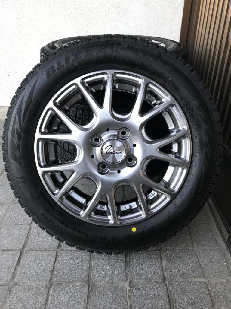 155/65R14 スタッドレスタイヤホイールセット ブリヂストン BRIDGESTONE BLIZZAK VRX2スタッドレス 送料無料 4本セット  2024年製