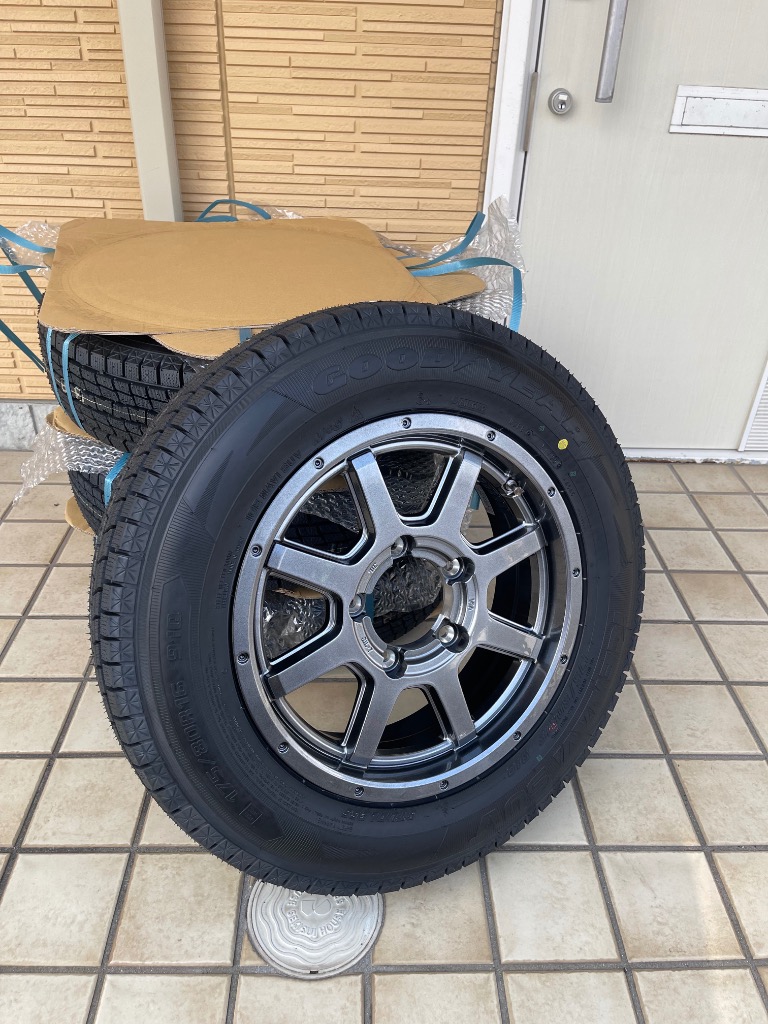 グッドイヤー 175/80R16 スタッドレスタイヤホイールセット GOODYEAR