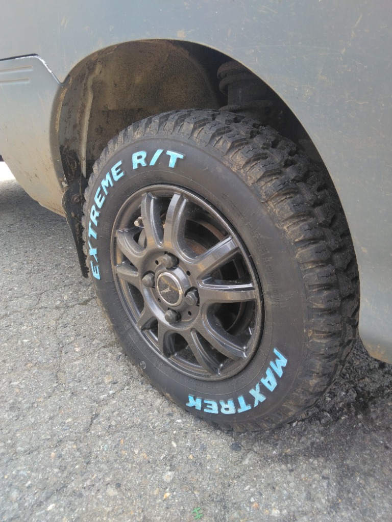 MAXTREK 145/80R12 サマータイヤ ホイールセット EXTREME R/T