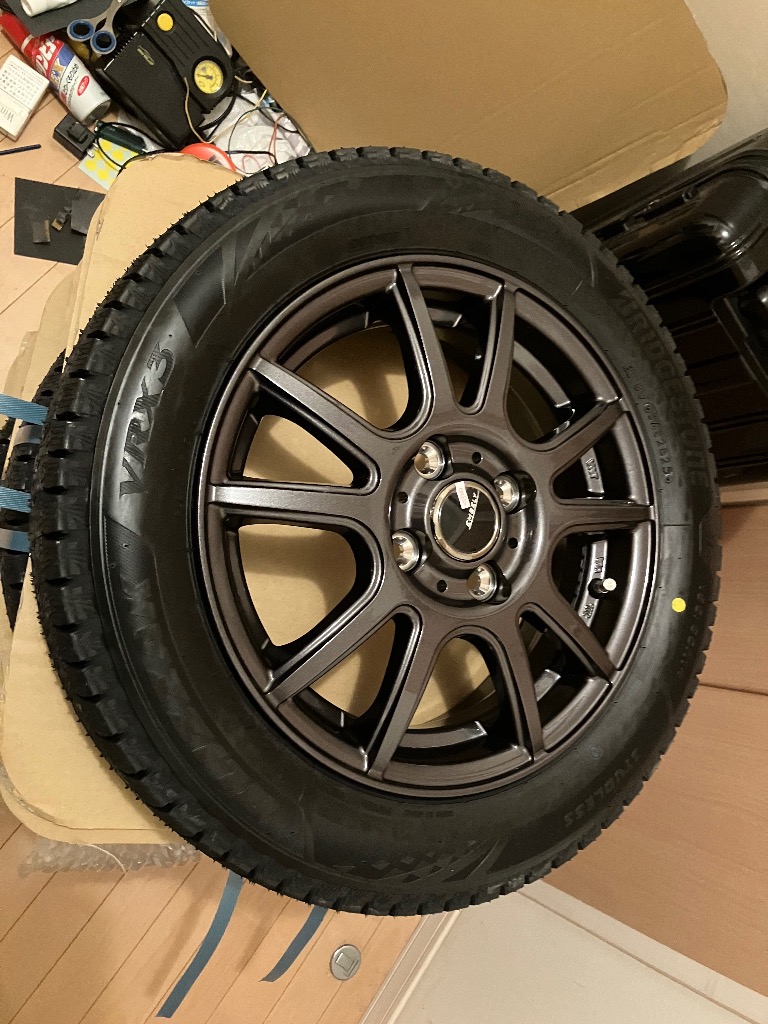 BRIDGESTONE（ブリヂストン） 155/65R14 スタッドレスタイヤホイール