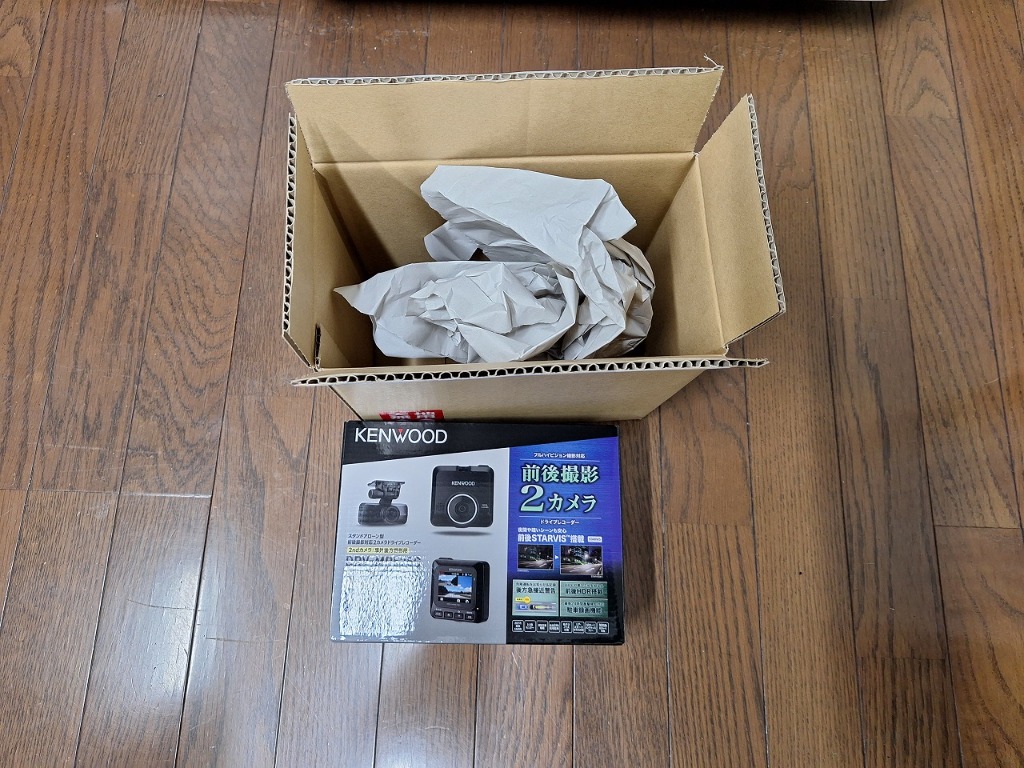 ケンウッド 前後2カメラ ドライブレコーダー DRV-MR575C G