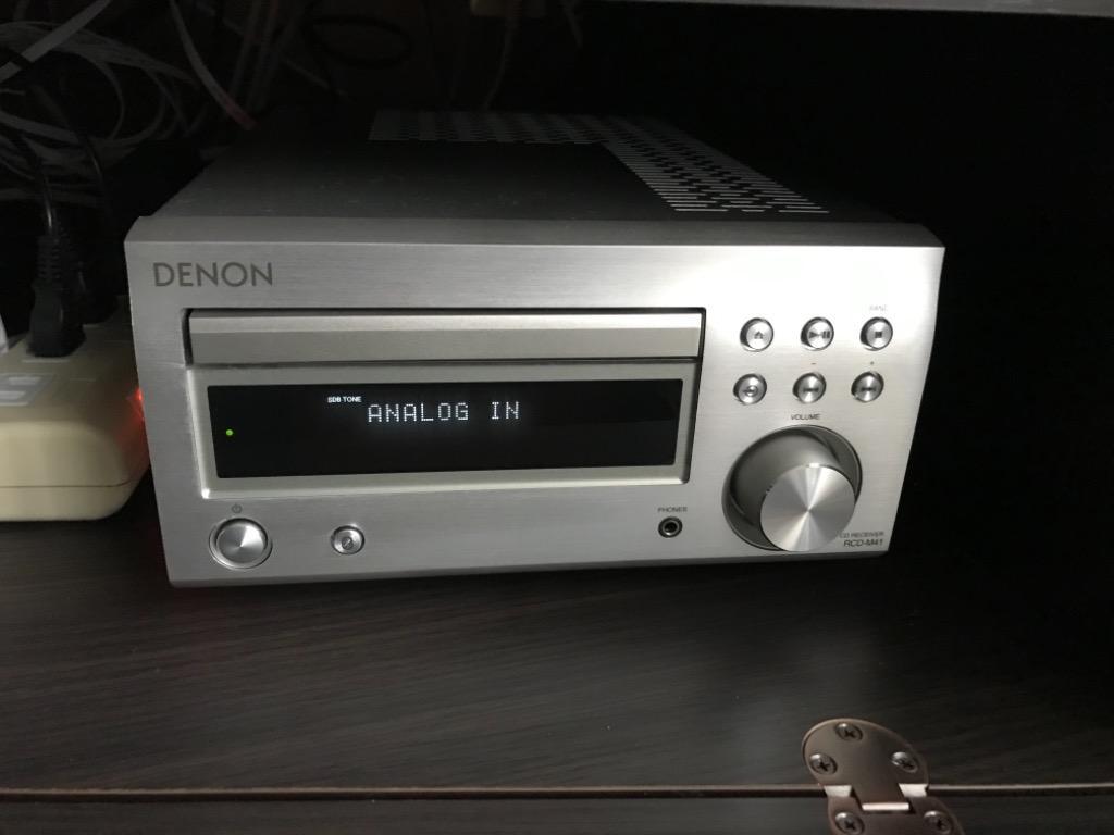 即納！】DENON RCD-M41-SP（シルバー） Bluetooth対応CDレシーバー 