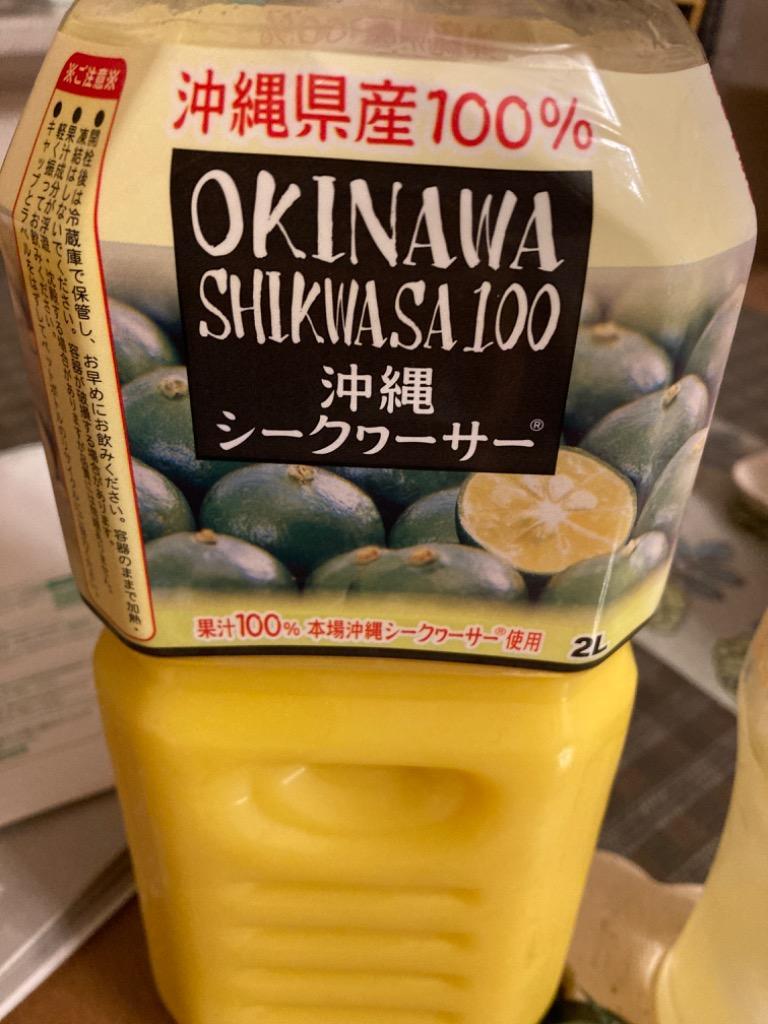 シークヮーサー シークワーサージュース 原液 2L 2本 オキハム 青切り