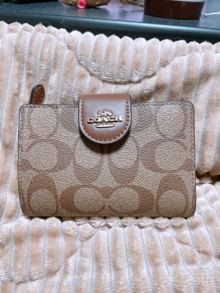 COACH コーチ 二つ折り財布 シグネチャー レディース FC0082