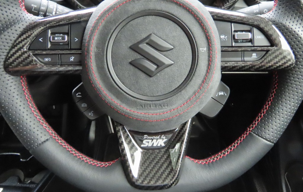 SUZUKI SPORT / IRD ステアリングホイール のパーツレビュー