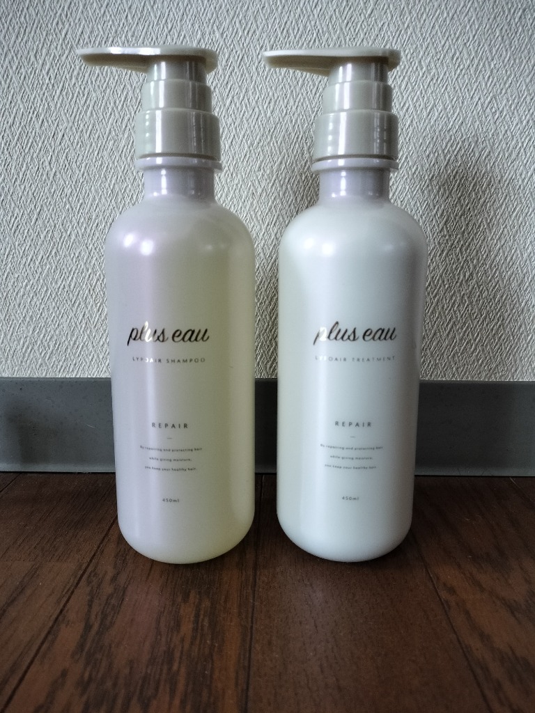 plus eau シャンプー プリュスオー ヘアケア セット 各450ml