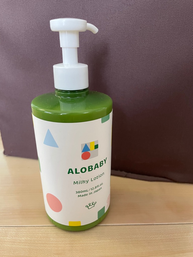 最安 アロベビー ① ミルクローションビッグボトル380ml 2個 ALOBABY 